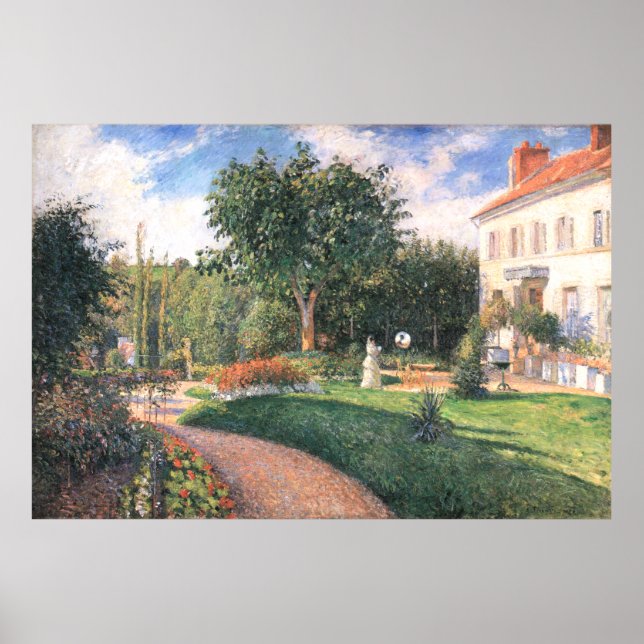 Poster O Jardim de Les Mathurins Camille Pissarro (Frente)
