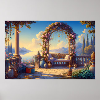 Poster O Jardim de Luz Suave