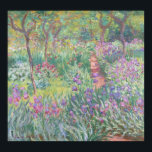 Poster O Jardim do Artista de Monet em Giverny<br><div class="desc">The Artist's Garden in Giverny,  por Claude Monet (1900).</div>