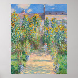 Poster O Jardim do Artista de Monet em Vétheuil
