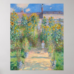 Poster O Jardim do Artista de Monet em Vétheuil