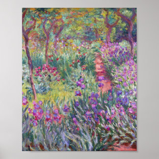 Poster O Jardim do Artista em Giverny por Claude Monet