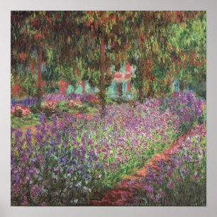 Poster O Jardim do Artista em Giverny por Claude Monet