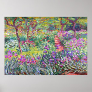 Poster O Jardim do Artista em Giverny por Claude Monet
