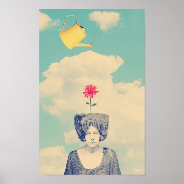 Poster "O Jardim do Cabelo" (Frente)