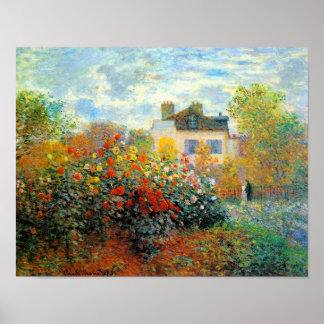 Póster O Jardim do Monet na Argenteuil Fine Art