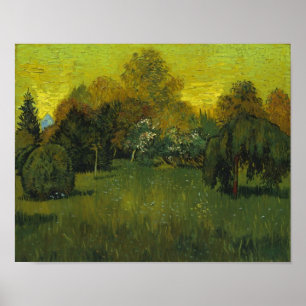 Póster O Jardim do Poeta Van Gogh de Belas Artes