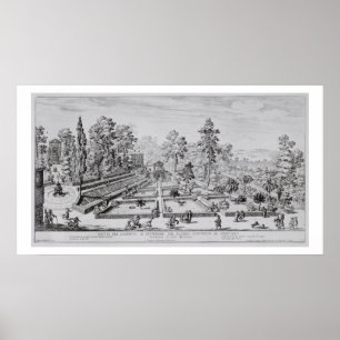 Poster O jardim do prazer e o pavilhão do papa Pius IV (