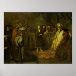 Póster O Jesus de Doze Anos em frente