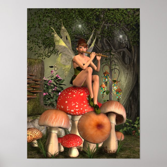 Poster O Jogador de Flauta Mágico (Frente)