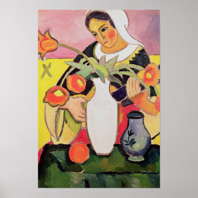 Póster O Jogador de Luta, 1910 (Frente)