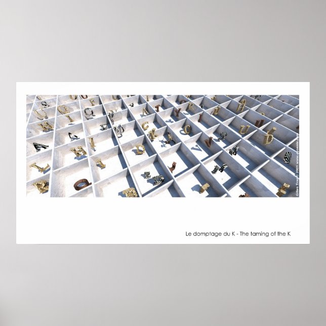 Póster O jogo da dompagem K/Le du K (Frente)
