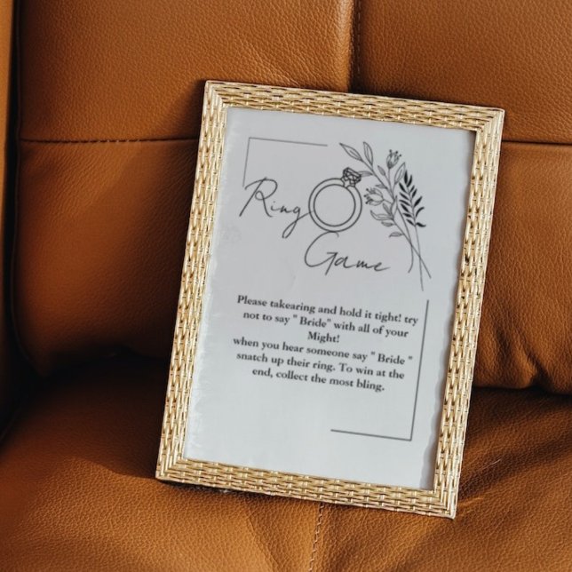 Poster O jogo de flores silvestres não diz noiva (Criador carregado)