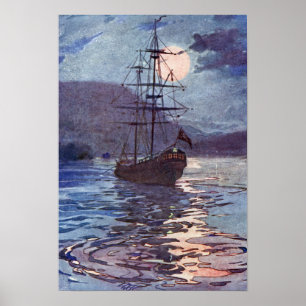 Póster O Jolly Roger por Alice B. Woodward