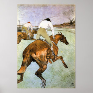 Poster O jóquei 2 por Toulouse-Lautrec