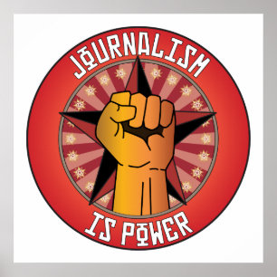 Póster O jornalismo é poder