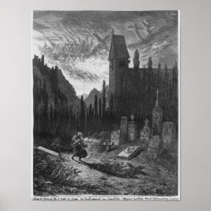 Póster O judeu vassalo no cemitério