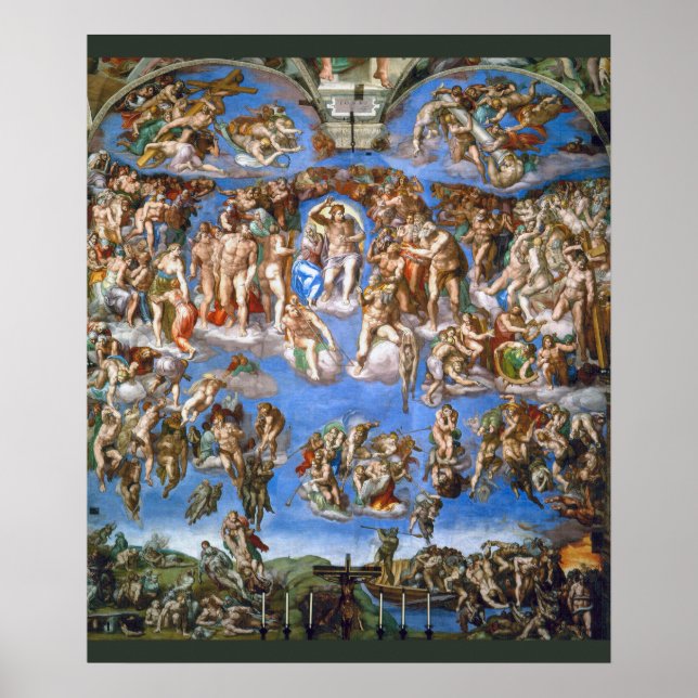 Poster O Juízo Final de Michelangelo (Frente)