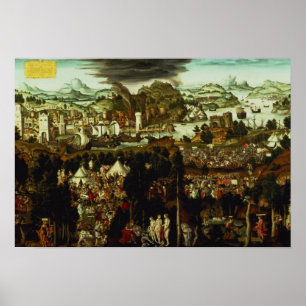 Póster O julgamento de Paris e da guerra Trojan, 1540