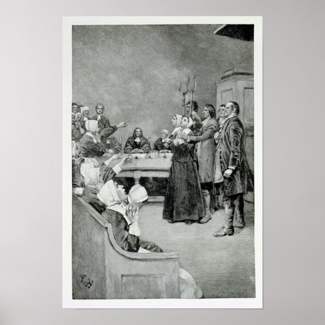 Póster O julgamento de uma bruxa (Frente)