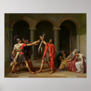 Poster O Juramento de Horatii, 1784