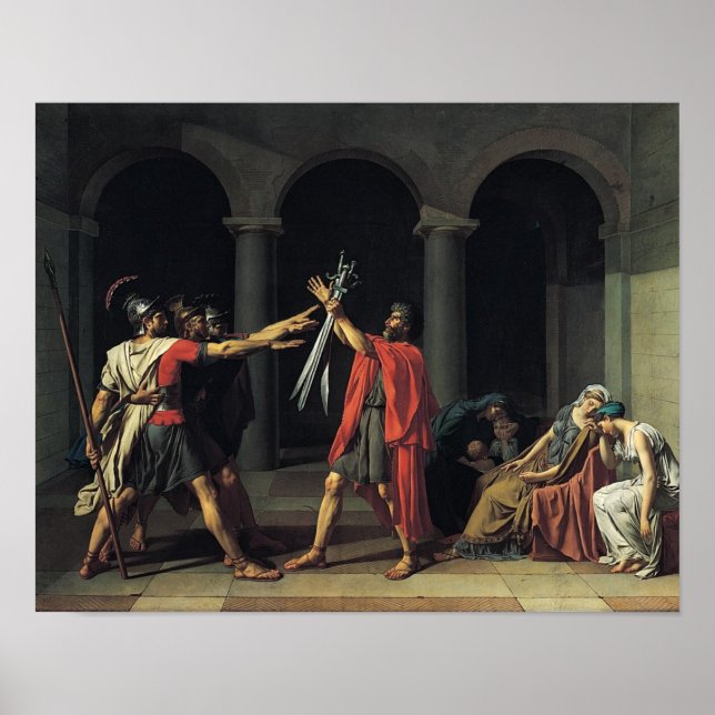 Póster O Juramento do Horatii (Frente)