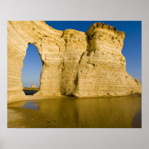 Póster O keyhole of the Monument Rocks aka Chalk