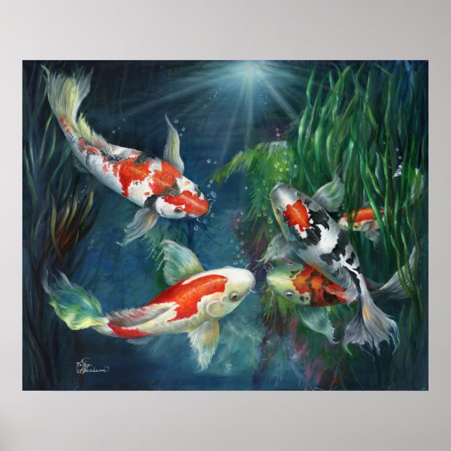 Poster - O Koi Pond (Frente)