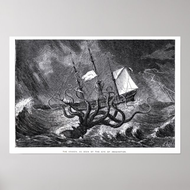 Póster O Kraken (Frente)