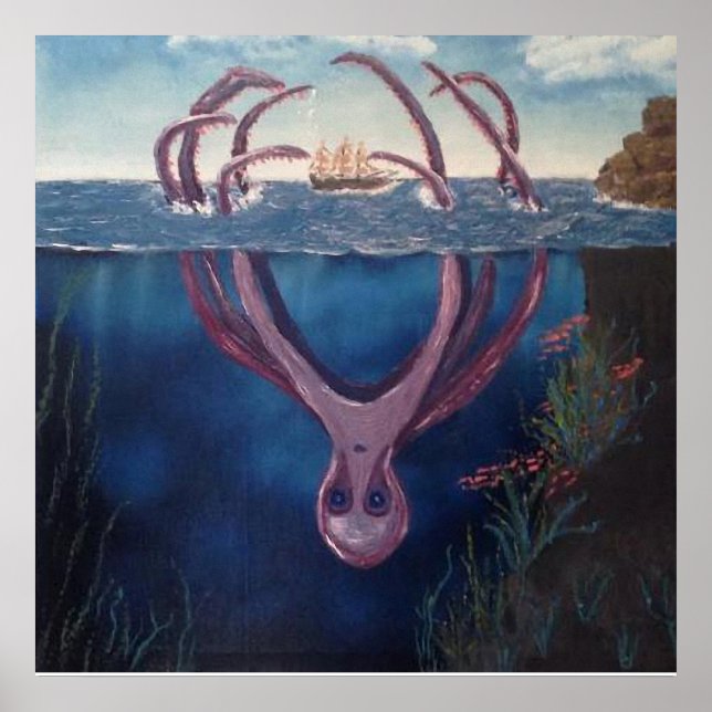 Póster O Kraken (Frente)