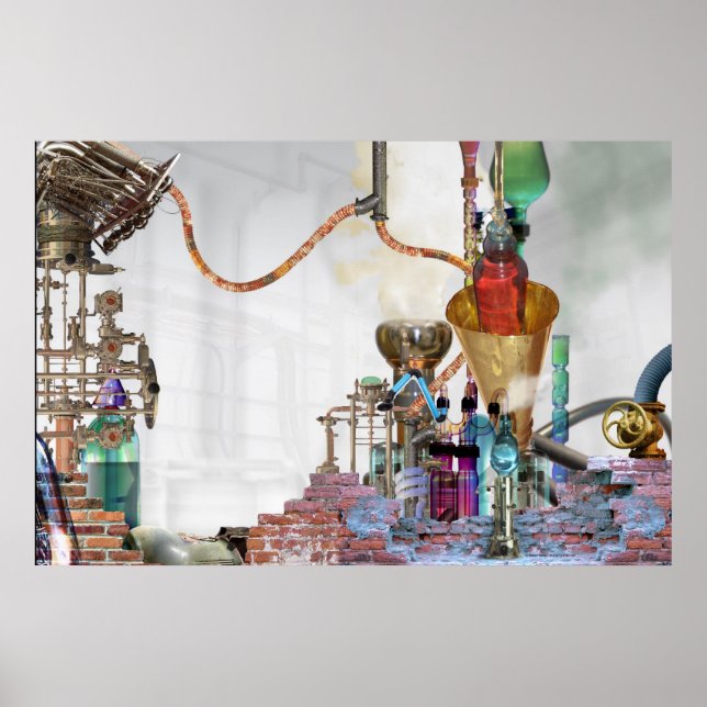 Póster O laboratório (Frente)