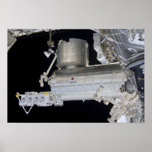 Póster O laboratório japonês 2 de Kibo do módulo da