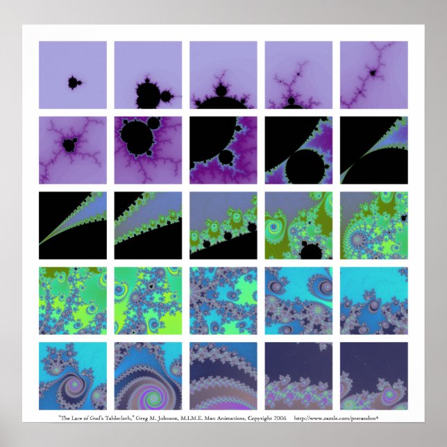 Póster O Lace da toalha de Deus, II (Frente)