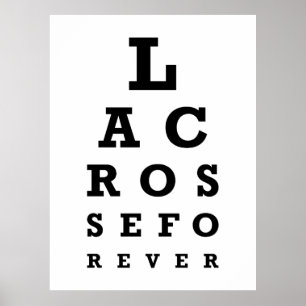 Poster O Lacrosse imprime para sempre - grande