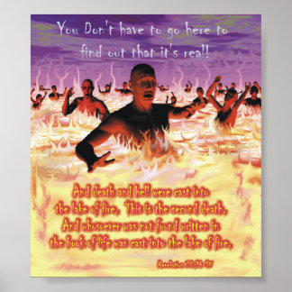 Poster O lago de fogo!