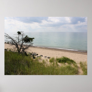 Póster O Lago Michigan
