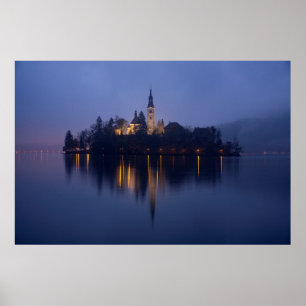 Póster O lago sangrou a fotografia pelo cARTerART