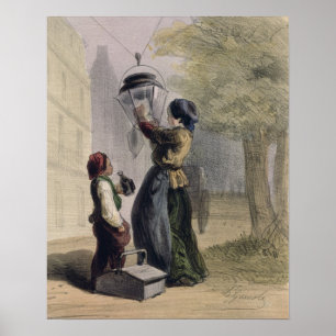 Poster O Lamplighter, 'de Les Femmes de Paris