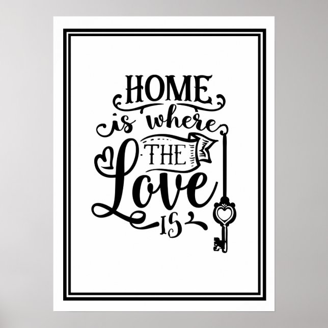 Poster O lar é onde o amor está (Frente)