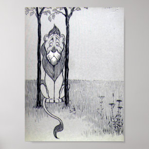 Póster O leão Cowardly