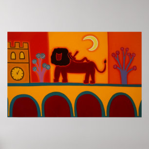 Póster O Leão Da Fulham Broadway 2008