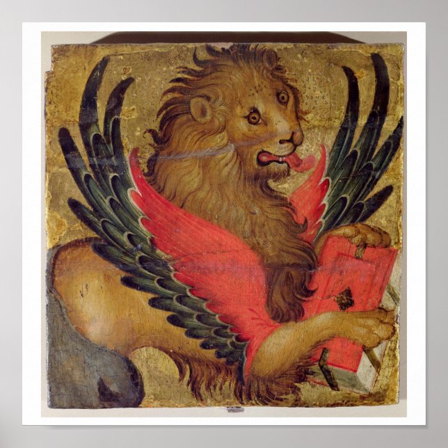 Poster O Leão de São Marcos (óleo sobre painel) (Frente)