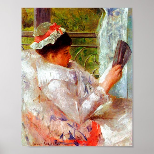 Poster O leitor de Mary Cassatt (Frente)
