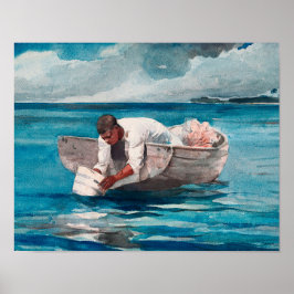 Poster O Leque de Água (ca. 1888–1889) | Winslow Homer