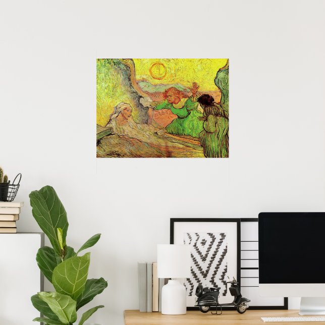 Poster O Levantamento de Lázaro por Vincent van Gogh (Escritório em casa)