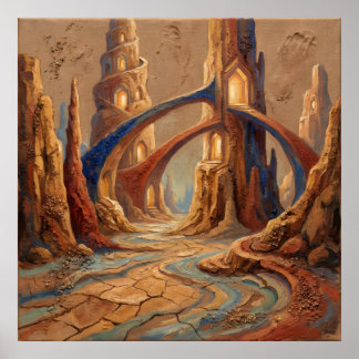 Poster O Limiar de Alabastro de Aethel