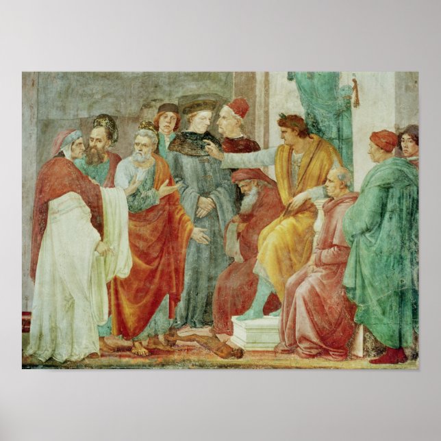 Póster O litígio com Simon Mago (Frente)