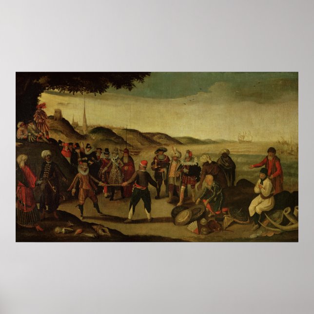 Poster O litígio sobre o Ouro Baton (Frente)