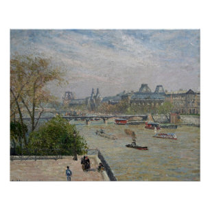 Póster O Louvre, Primavera Camille Pissarro