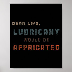 Poster O Lubrificante Vintage, Caro, Seria Ap